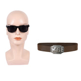 Mortal Kombat II (2026) Johnny Cage Uncaged Fury Belt Glasses Cosplay Accessories Props