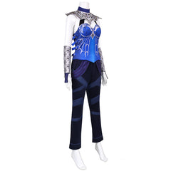 Mortal Kombat II (2026) Kitana Blue Top Set Outfits Halloween Cosplay Costume