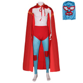Nacho Libre Nacho Red Wrestler's Cloak Pants Set Cosplay Costume Halloween Carnival Suit