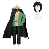 Natsuki Subaru Season 4 Black Cloak Green Set Outfits Cosplay Costume