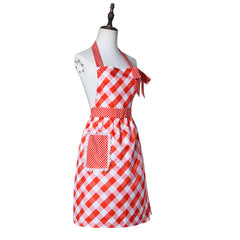 Waitress: The Musical Becky Jenna Dawn Waitress Check Apron Outfits Cosplay Costume