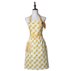 Waitress: The Musical Becky Jenna Dawn Waitress Check Apron Outfits Cosplay Costume