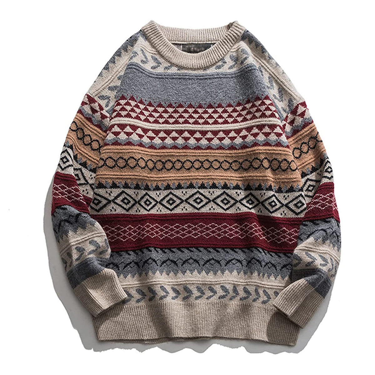 Obsession (2025) Baron Bear Bailey Gray Knitted Shirt Sweater Outfits Cosplay Costume