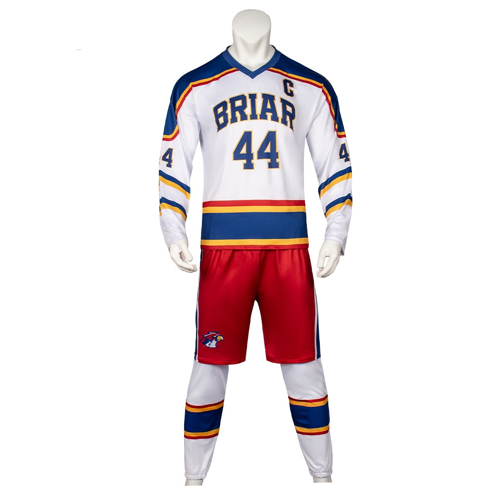 Off Campus (2026) Garrett Graham Hockey Jersey Briar Uniform Outfits Cosplay Costume