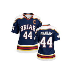 Off Campus (2026) Garrett Graham Hockey T Shirt Briar Uniform Outfits Cosplay Costume
