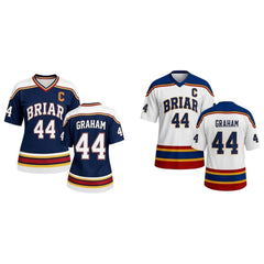 Off Campus (2026) Garrett Graham Hockey T Shirt Briar Uniform Outfits Cosplay Costume