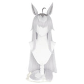 Oguri Cap White Wig Ears Tail Cosplay Accessories Halloween Carnival Props