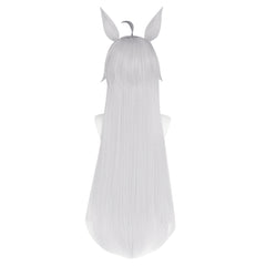 Oguri Cap White Wig Ears Tail Cosplay Accessories Halloween Carnival Props