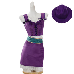 One Piece Live-action 2 (2026) Nico Robin Purple Set With Hat Outfits Cosplay Costume