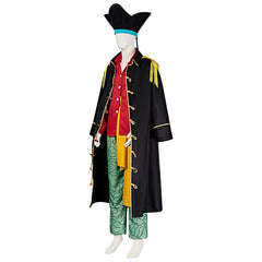 One Piece Marshall D. Teach Blackbeard Pirates Outfits Cosplay Costume Halloween Carnival Suit