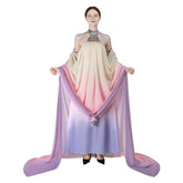 Padme Amidala Pink Lake Dress Outfits Cosplay Costume Carnival Suit