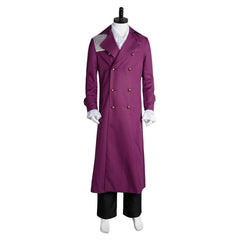 Prince Rogers Nelson in Purple Rain Coat Costume Cosplay Halloween Carnival Suit
