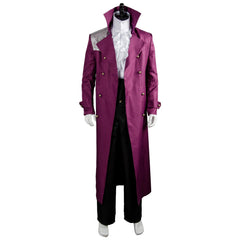 Prince Rogers Nelson in Purple Rain Coat Costume Cosplay Halloween Carnival Suit