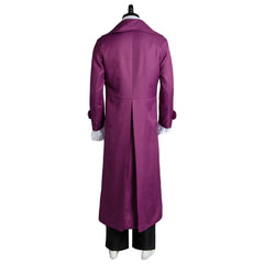 Prince Rogers Nelson in Purple Rain Coat Costume Cosplay Halloween Carnival Suit