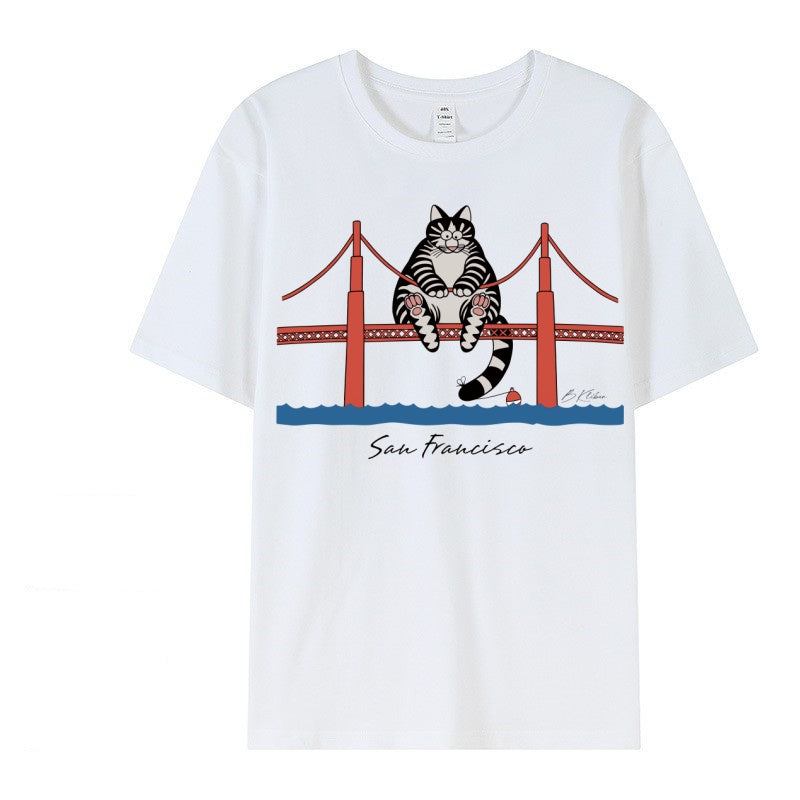 Project Hail Mary (2026) Ryland Grace White Cat T Shirt Outfits Cosplay Costume