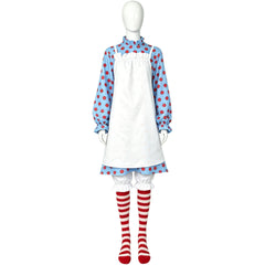 Raggedy Ann & Andy: A Musical Adventure Blue White Set Outfits Cosplay Costume