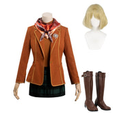 Game Resident Evil 4 Remake Ashley Graham Cosplay Costume Dress Coat Outfits Halloween Carnival Party Suit