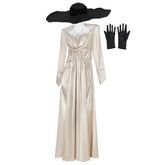 Resident Evil Requiem (2026) Lady Dimitrescu Champagne Dress Set Outfits Cosplay Costume