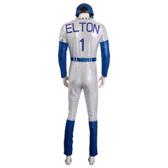 Rocketman Elton John Dodgers Baseball Uniform Cosplay Costume Halloween Carnival Suit