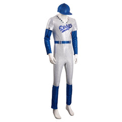 Rocketman Elton John Dodgers Baseball Uniform Cosplay Costume Halloween Carnival Suit