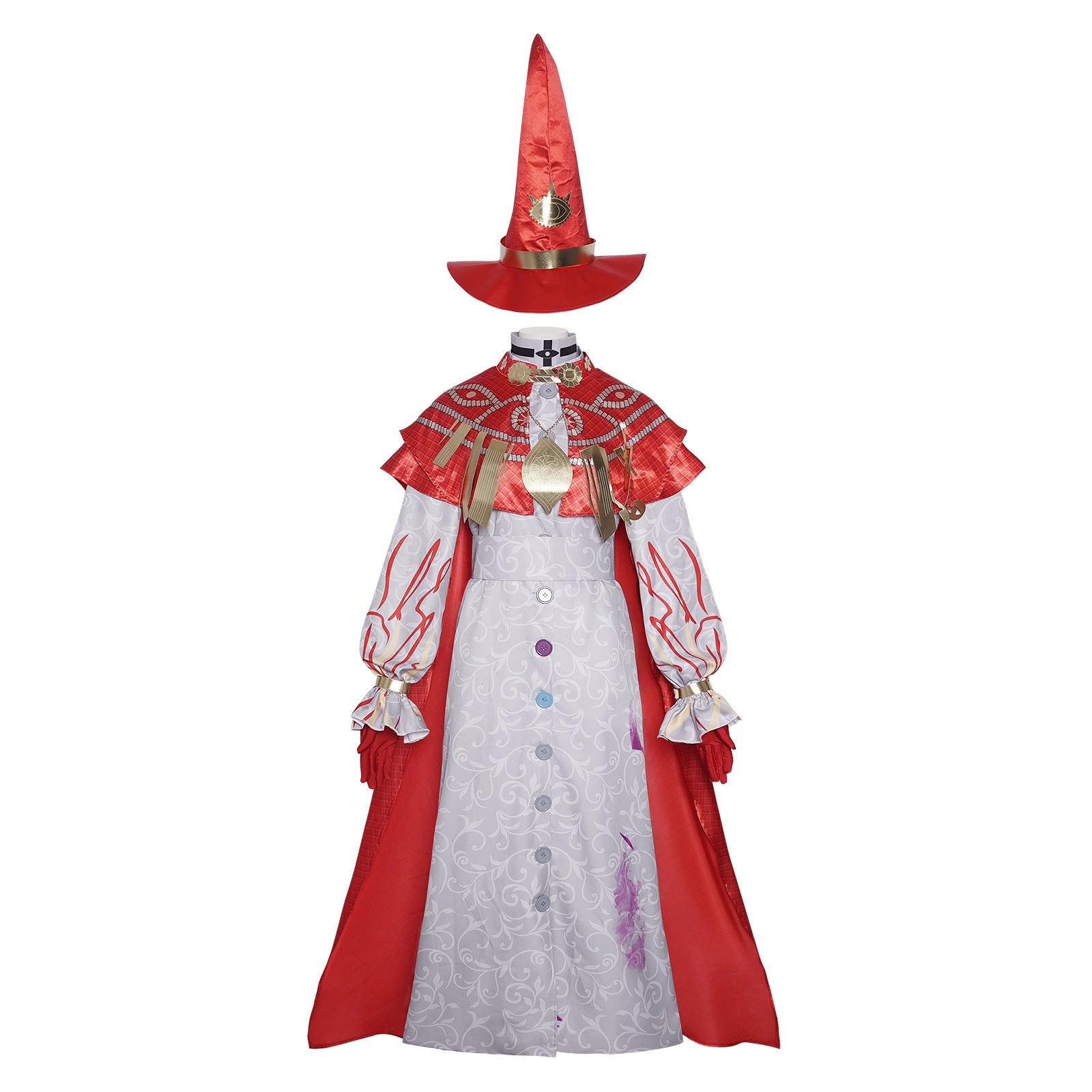 Sea Of Remnants (2026) Eye Of Agon Red Cloak White Set Outfits Cosplay Costume