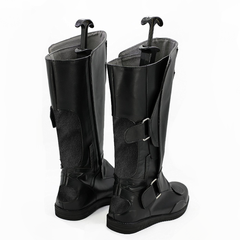 Sith Darth Maul Black Silver Boots Shoes Cosplay Accessories Halloween Props
