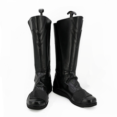 Sith Darth Maul Black Silver Boots Shoes Cosplay Accessories Halloween Props