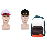 Stranger Things Dustin Henderson Baseball Cap Hat Rings Backpack Bag Cosplay Accessories Props