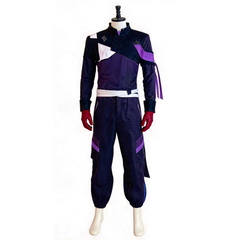 Sword Art Online Integral Domain Kirito Purple Jumpsuit Set Outfits Cosplay Costume