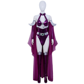 Teen Titans Starfire Koriand'r Purple Sexy Bodysuit Set Outfits Cosplay Costume