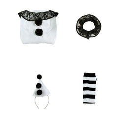 Terrifier 4 (2026) Art The Clown Black White Dress Set Outfits Cosplay Costume