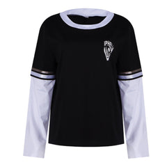 The Addams Family (2025) Black White Long Sleeve Shirt Cosplay Costume Halloween Suit