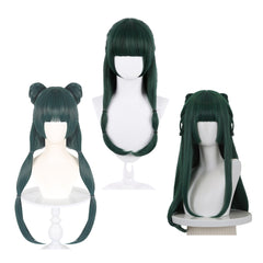 The Apothecary Diaries Maomao Green Wig Servant Double Buns Cosplay Accessories Halloween Carnival Props