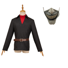 The Black Phone 2 (2025) The Grabber Black Top Set Outfits Halloween Cosplay Costume