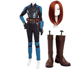 The Book Of Boba Fett Bo-Katan Kryze Blue Set Outfit Halloween Suit Cosplay Costume