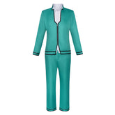 The Disastrous Life of Saiki K. Saiki Kusuo Green School Uniform Outfits Cosplay Costume