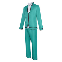 The Disastrous Life of Saiki K. Saiki Kusuo Green School Uniform Outfits Cosplay Costume