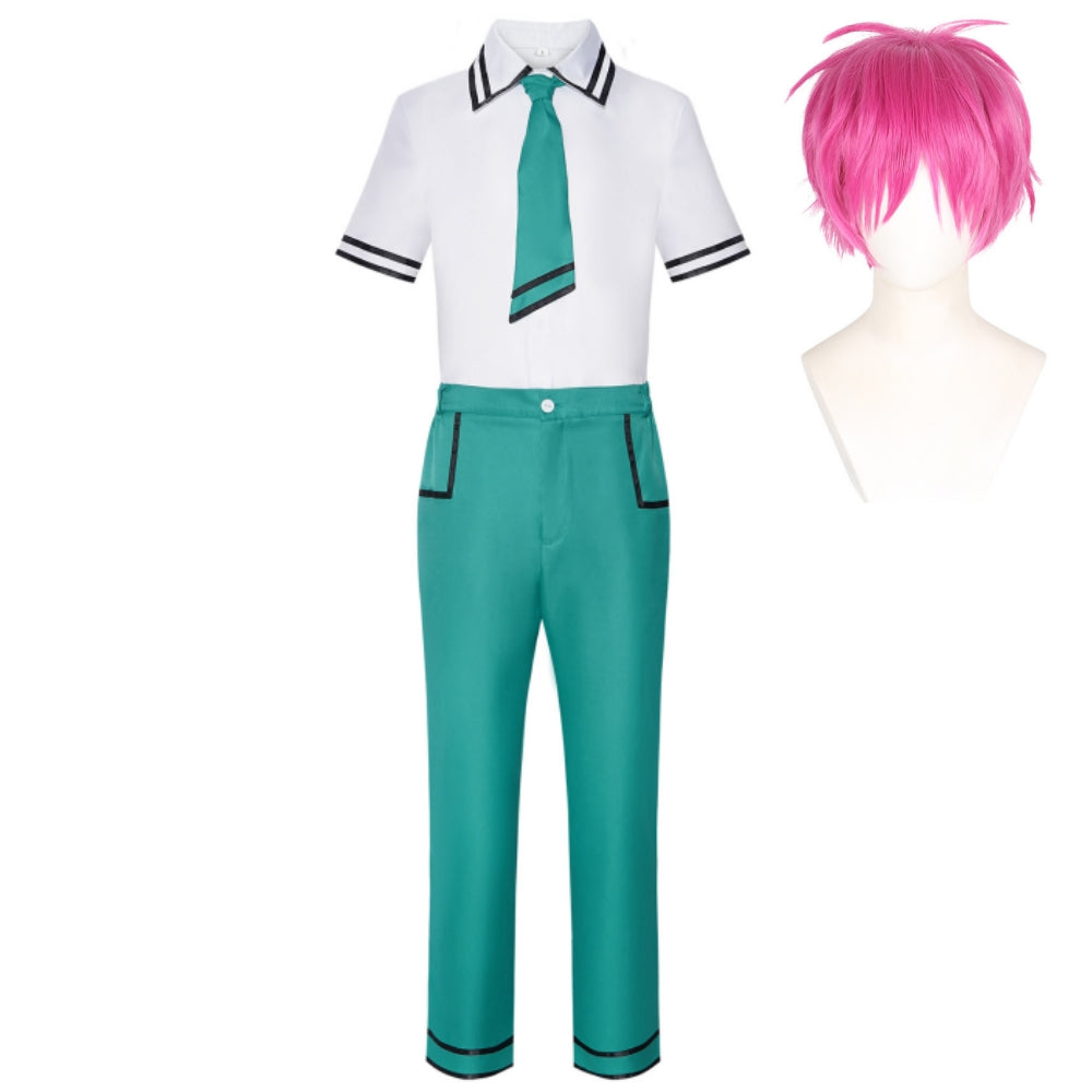 The Disastrous Life of Saiki K. Saiki Kusuo School Uniform Shirt Pants Outfits Cosplay Costume