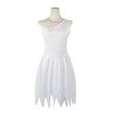 The Flintstones Wilma Flintstones White Dress Necklace Outfits Cosplay Costume