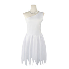 The Flintstones Wilma Flintstones White Dress Necklace Outfits Cosplay Costume