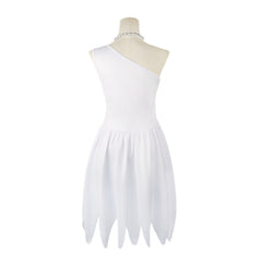 The Flintstones Wilma Flintstones White Dress Necklace Outfits Cosplay Costume