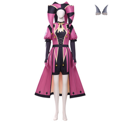 The Freak Circus Columbina Pink Clown Outfits Cosplay Costume Halloween Suit
