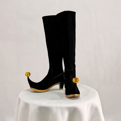 The Freak Circus Harlequin Pierrot Jester Shoes Boots Cosplay Accessories Props