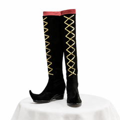 The Freak Circus Harlequin Pierrot Jester Shoes Boots Cosplay Accessories Props