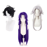 The Freak Circus Harlequin Pierrot Jester Wigs Cosplay Accessories Halloween Carnival Props