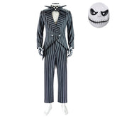 The Nightmare Before Christmas Jack Skellington Cosplay Costume Outfits Halloween Carnival Suit