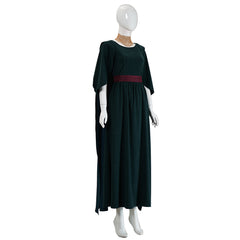 The Odyssey (2026) Penelope Green Dress Set Outfits Medieval Cosplay Costume