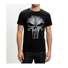 The Punisher: One Last Kill (2026) Frank Castle Skull T Shirt Black Tee Cosplay Costume