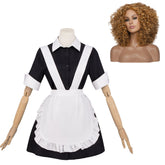 The Rocky Horror Picture Show Magenta Black White Maid Outfits Cosplay Costume