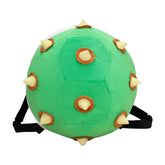 The Super Mario Bros. Bowser Jr. Plush Turtle Backpack School Bag Cosplay Accessories Props